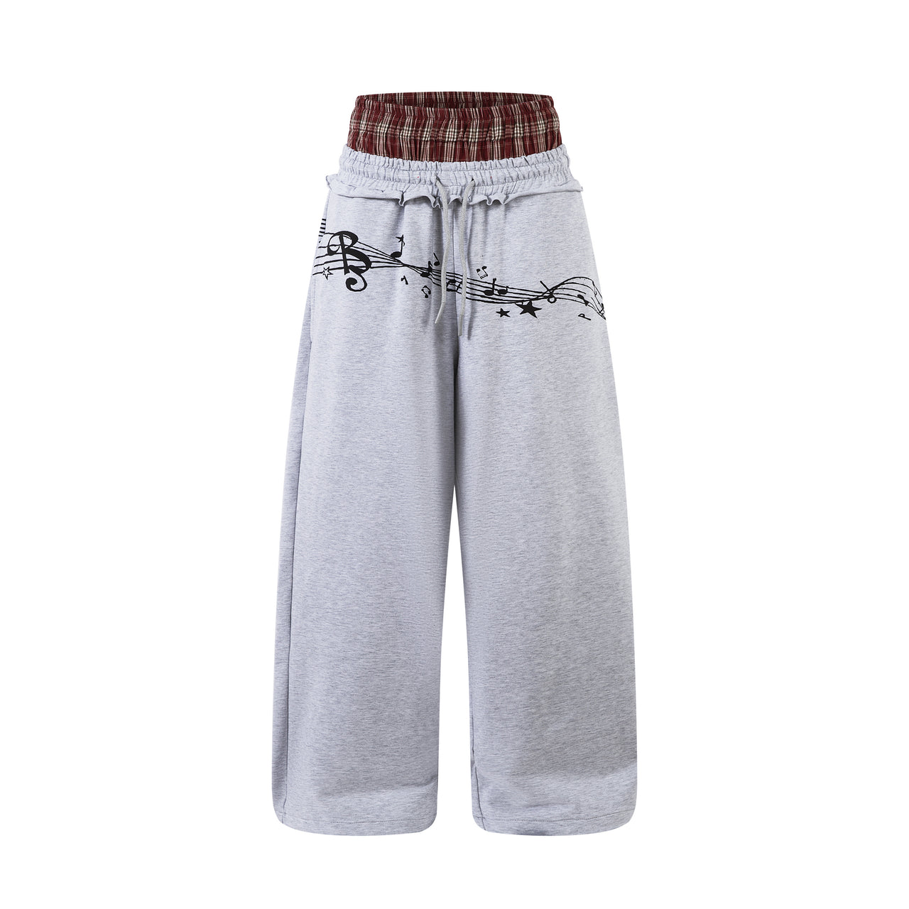 Omirad Music Graphic Wide-Leg Sweatpants