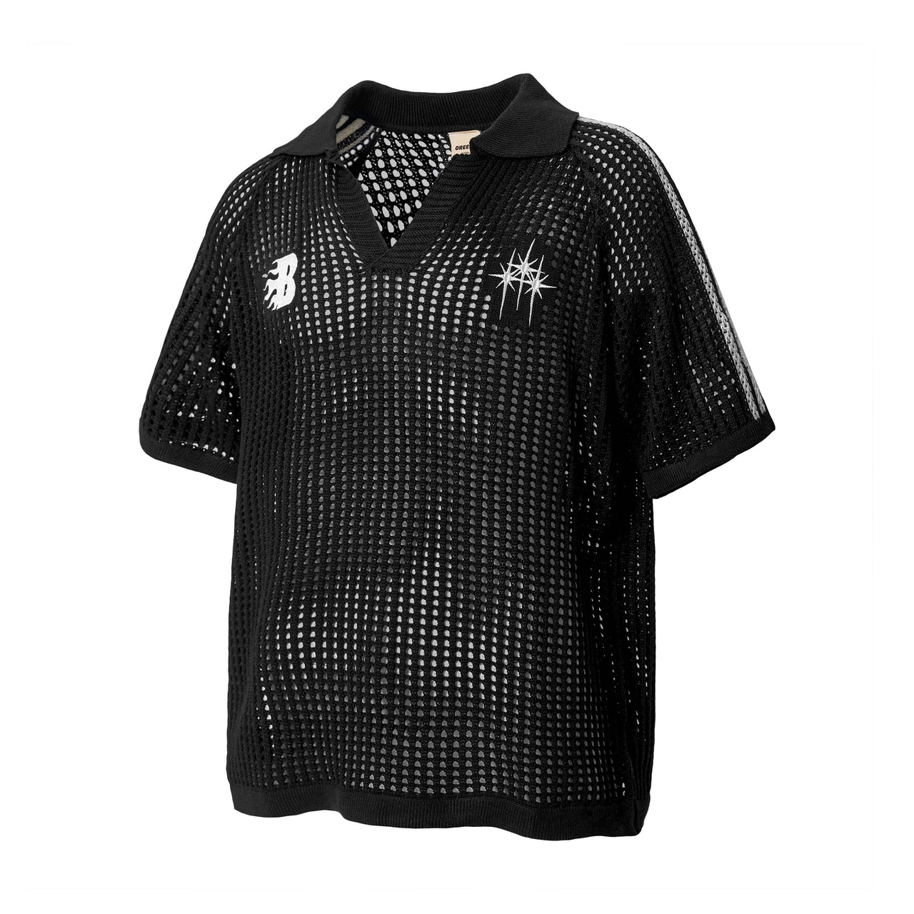 Hollow Knit Short Sleeve Tee