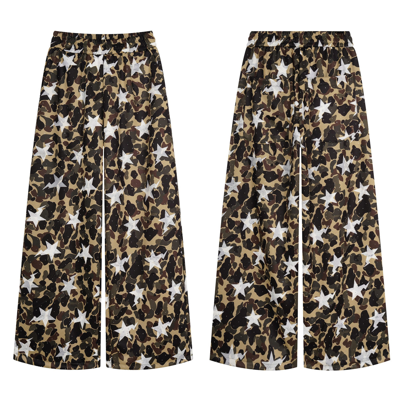 Omirad Star Camo Wide-Leg Pants