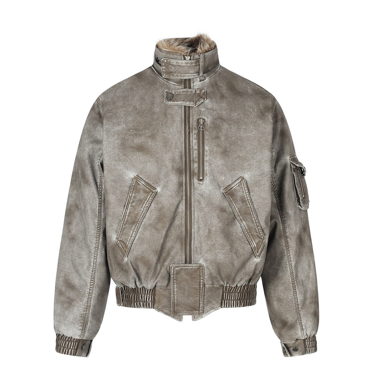 Omirad Washed Utility Bomber Jacket