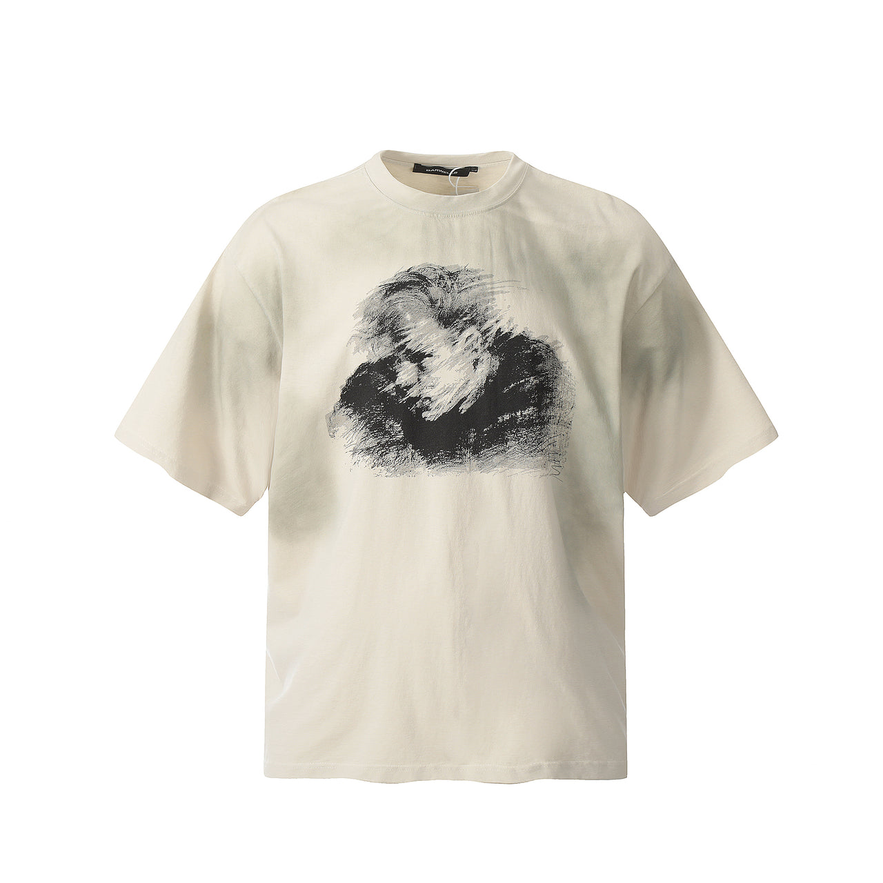 American Vintage Hand-Painted Portrait Graphic Tee