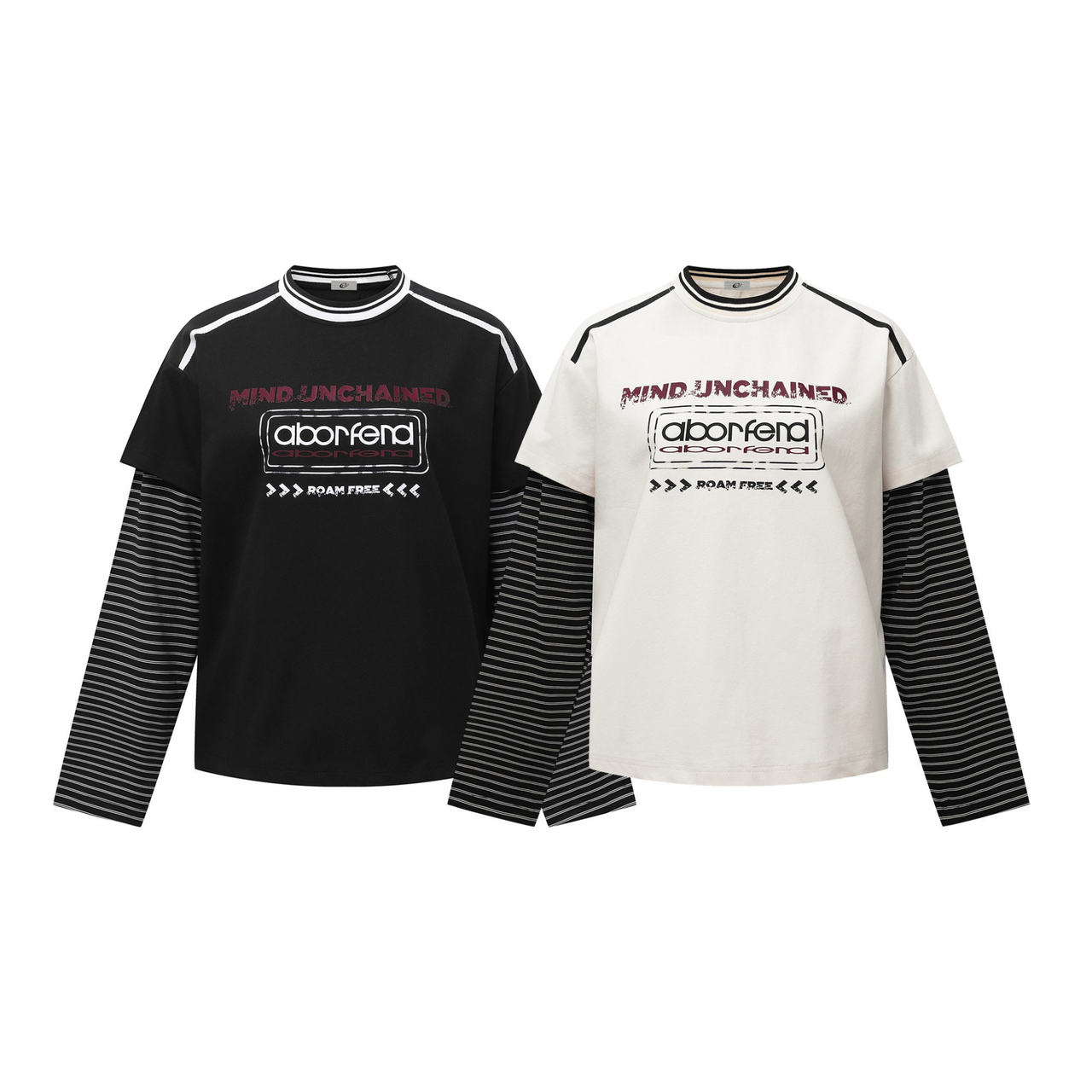 Omirad Double-Sleeve Layered Long Tee