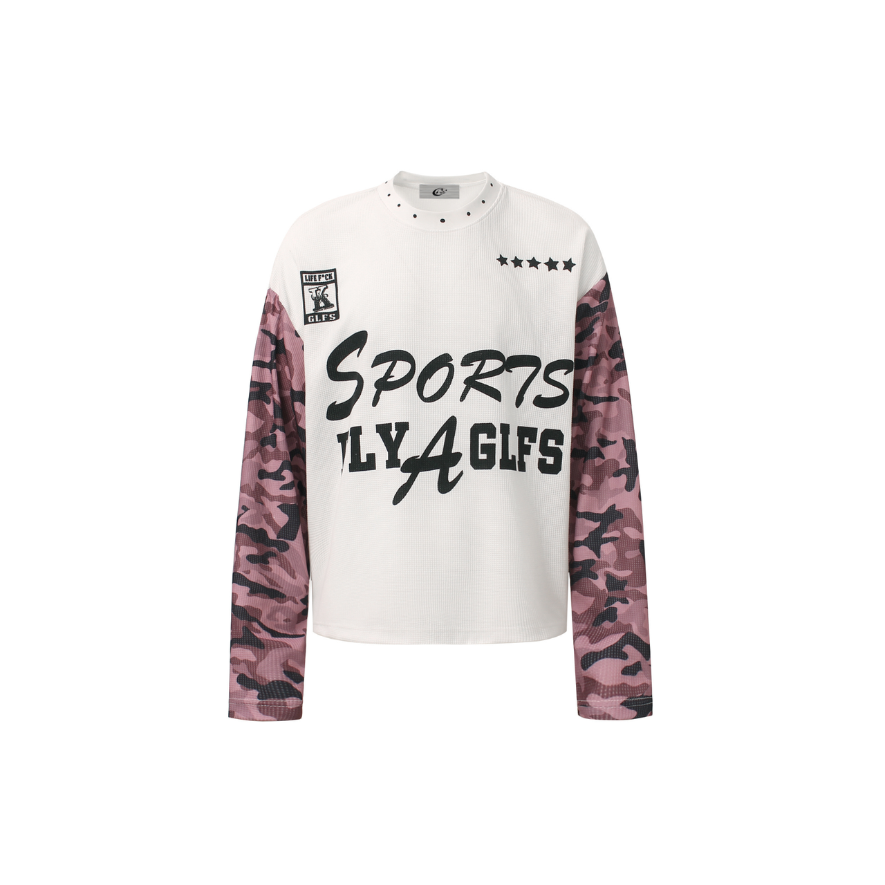 Omirad Camo-Sleeve Waffle Long Sleeve