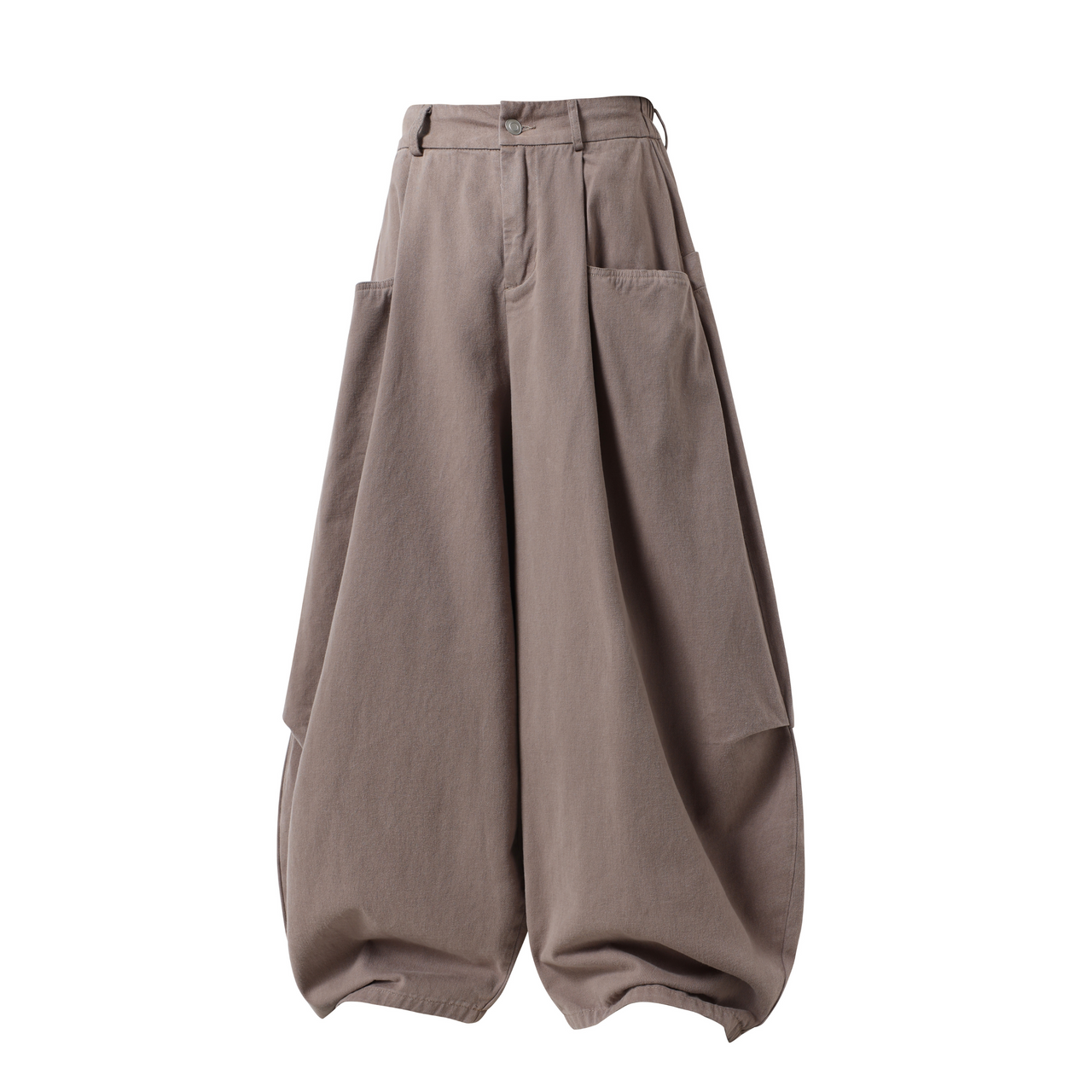 Vintage American Cotton Wide-Leg Cargo Pants