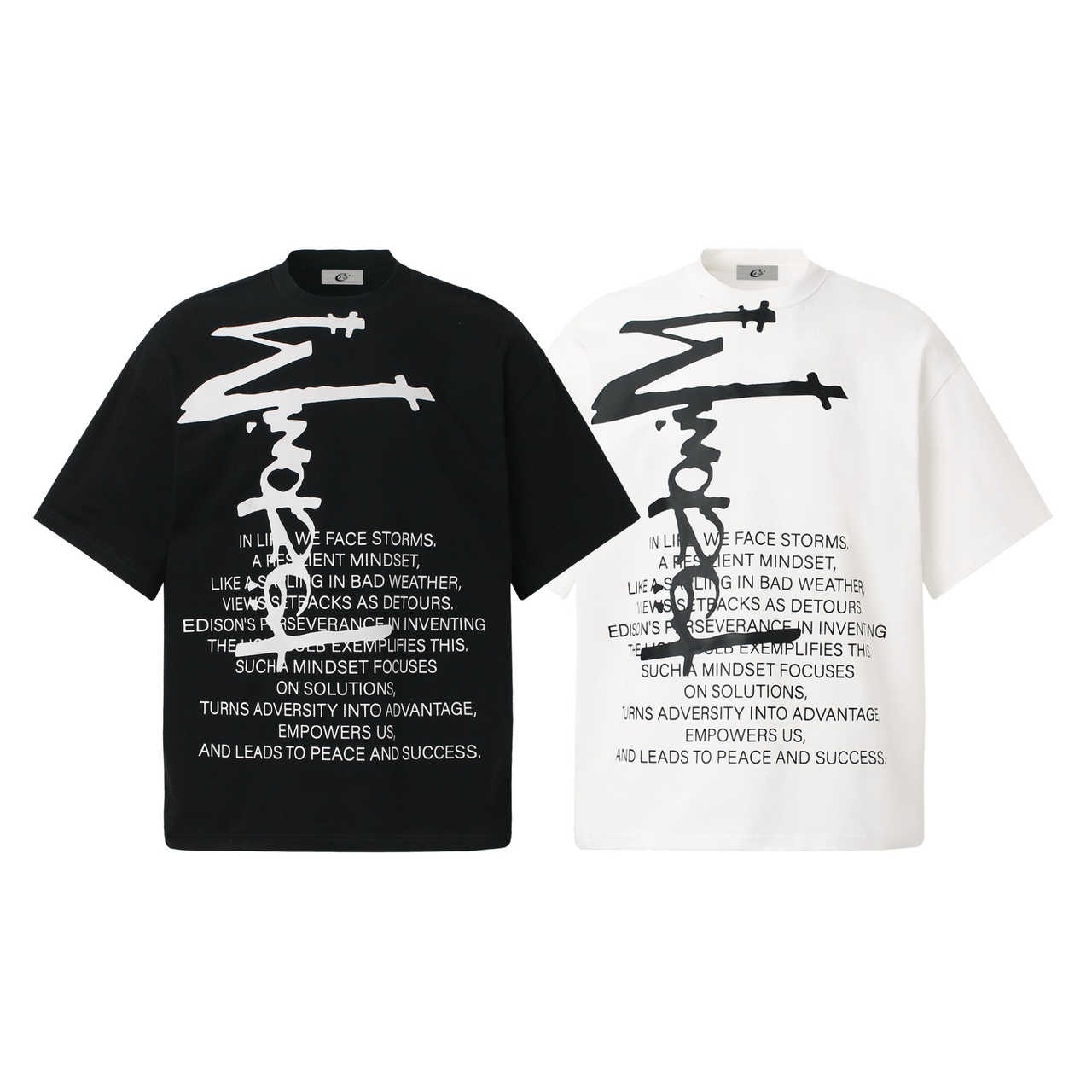 Omirad Brushstroke Typography Tee