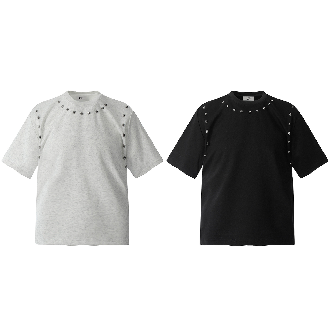 Omirad Studded Raglan Cotton Tee