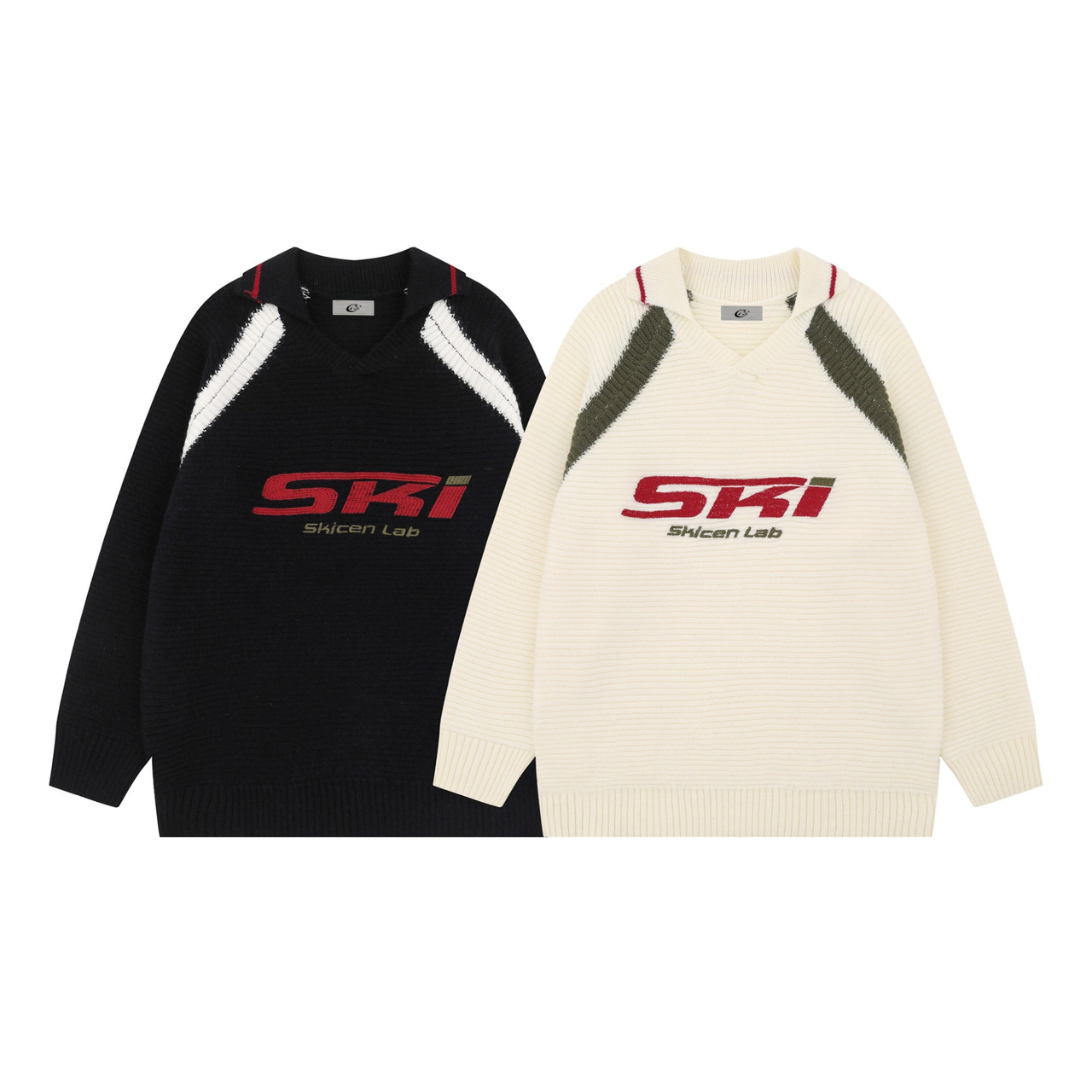 Omirad Ski Panel Knit Sweater