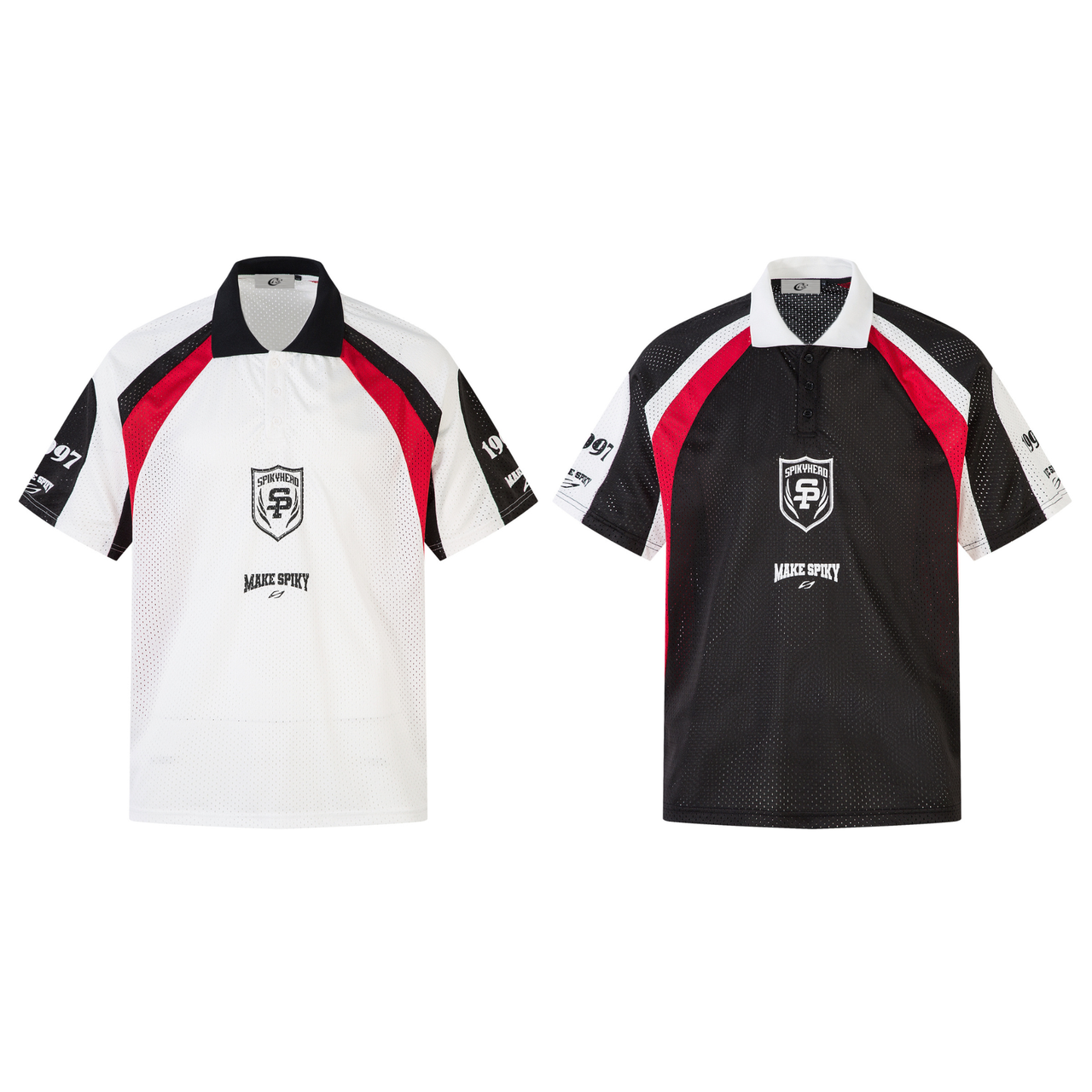 Omirad Colorblock Mesh Polo Tee