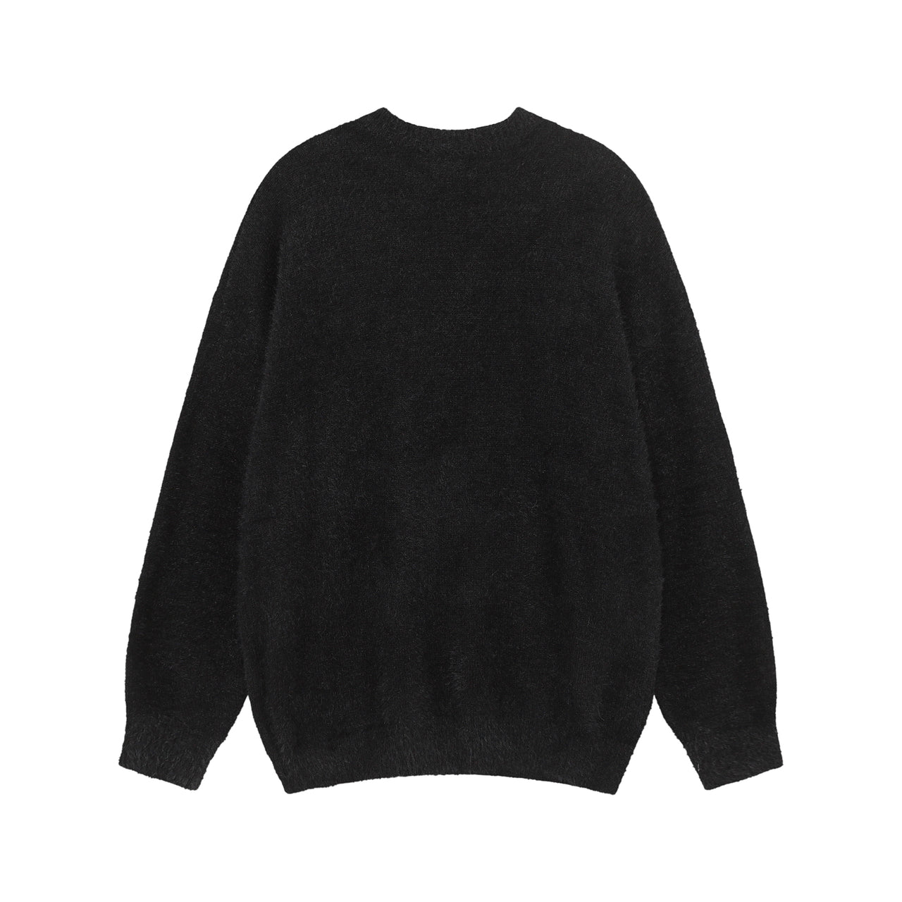 Letter Jacquard Pearls Sweater