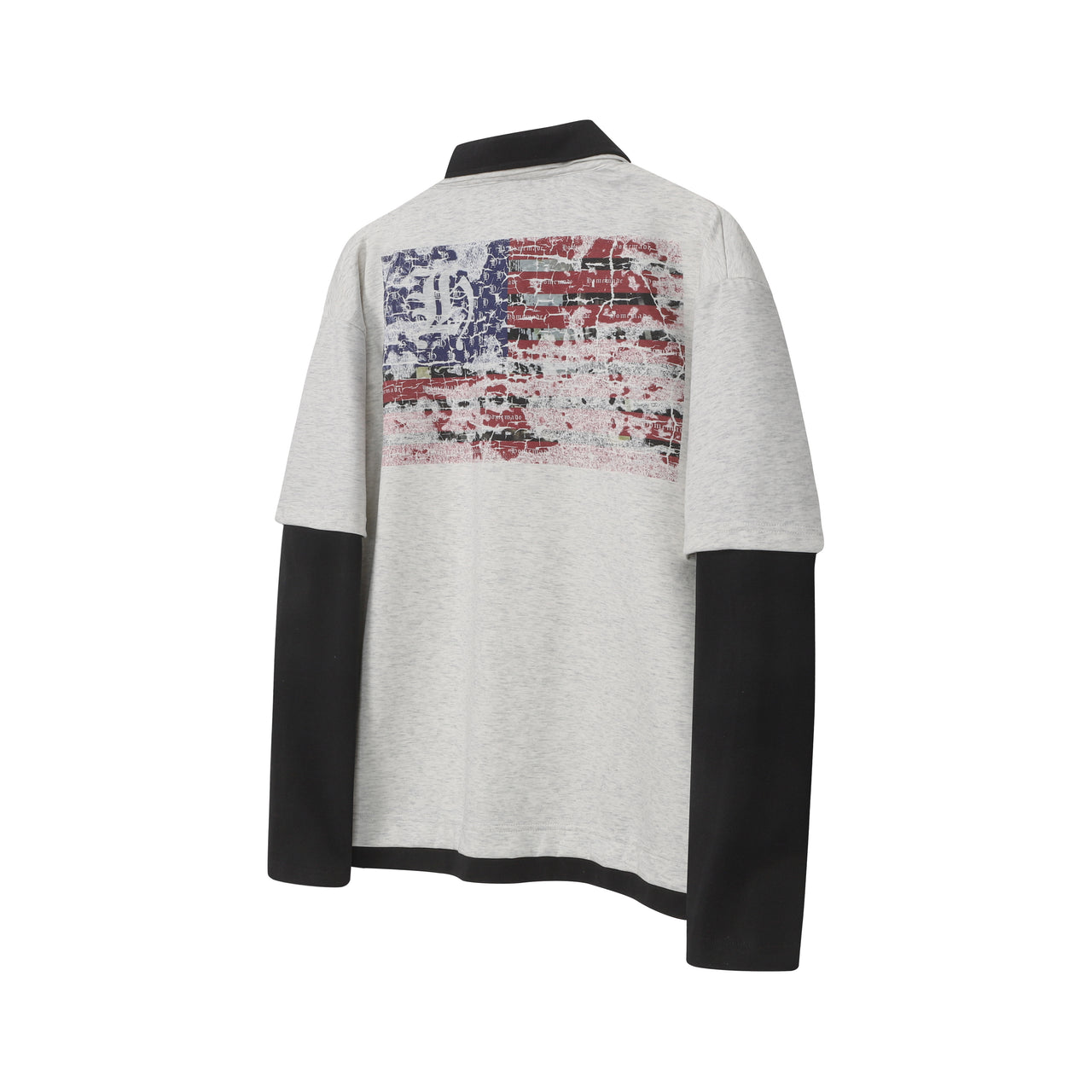 Omirad Layered Polo Long Sleeve Tee