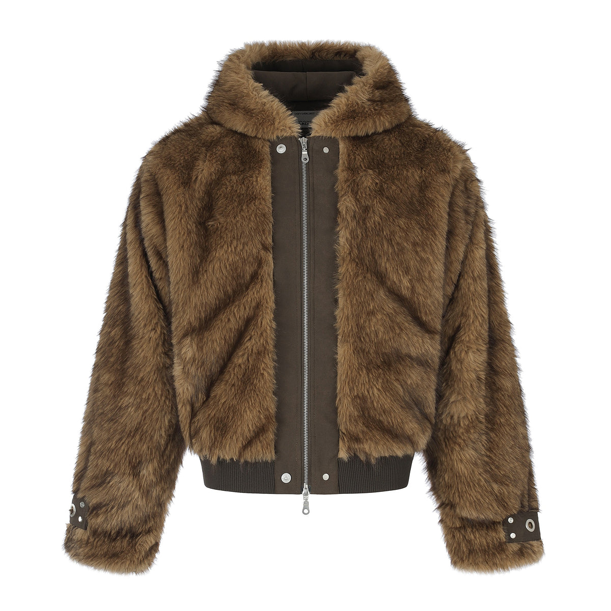Omirad Faux Fur Hooded Bomber Jacket