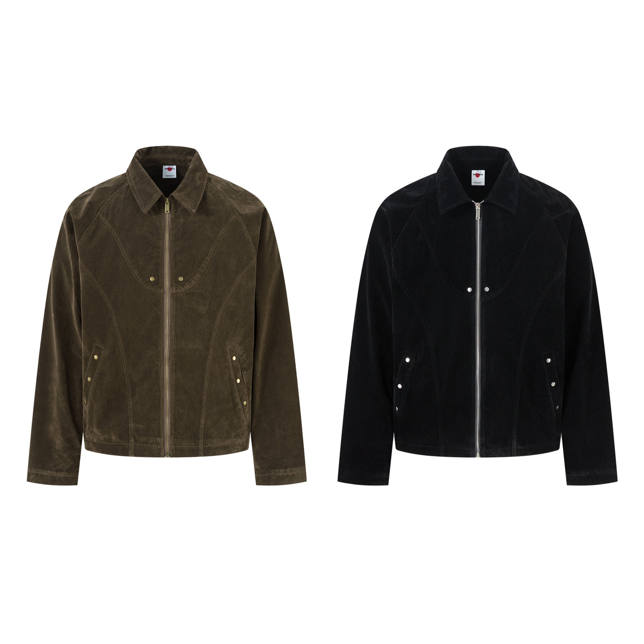 Vintage American Suede Panel Jacket