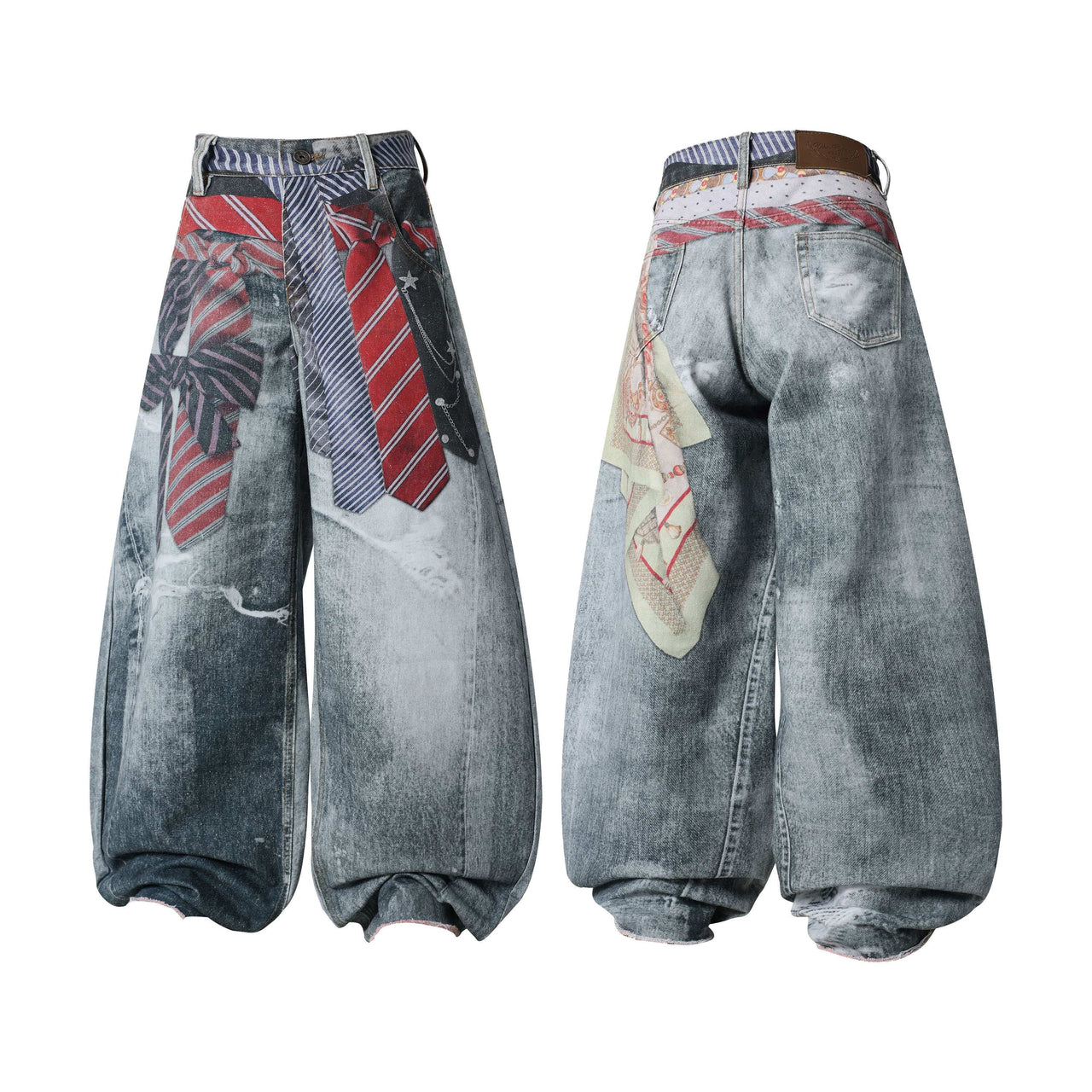 Omirad “Tie Riot Balloon Jeans”