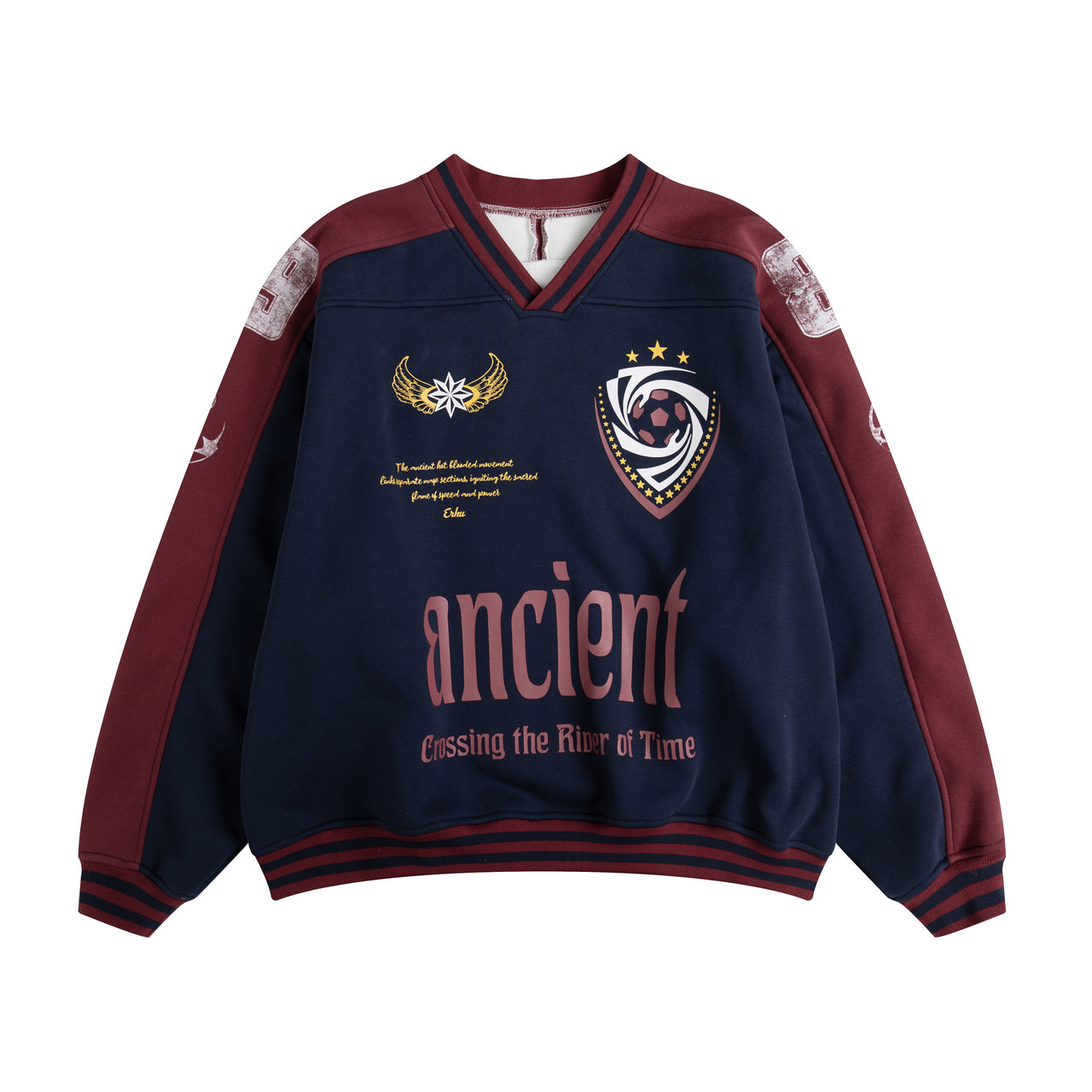 American Vintage Digital Print Sweatshirt
