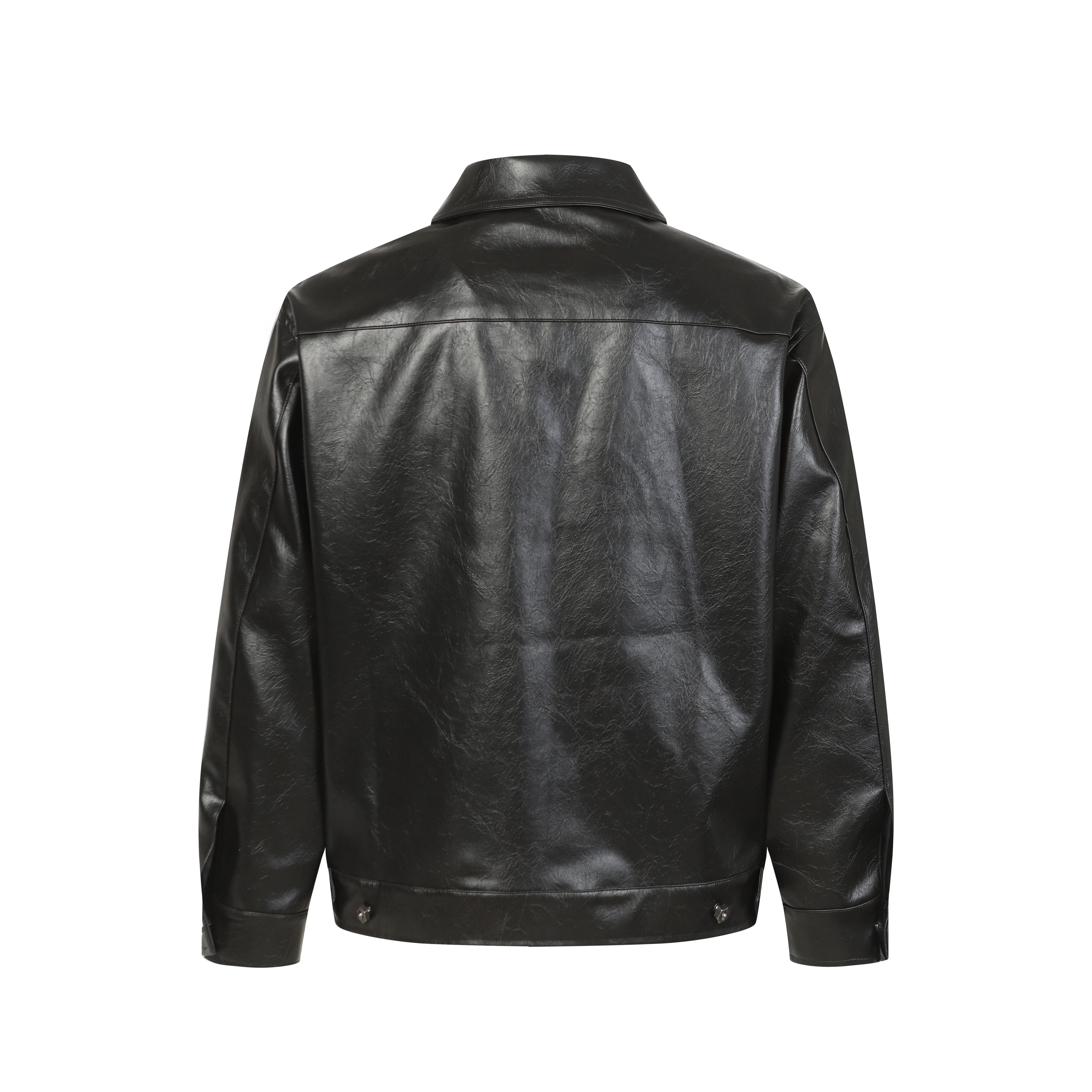 Omirad Web Embossed PU Jacket - omirad