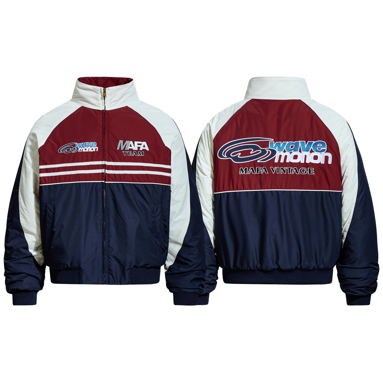 Omirad Retro Racing Colorblock Jacket