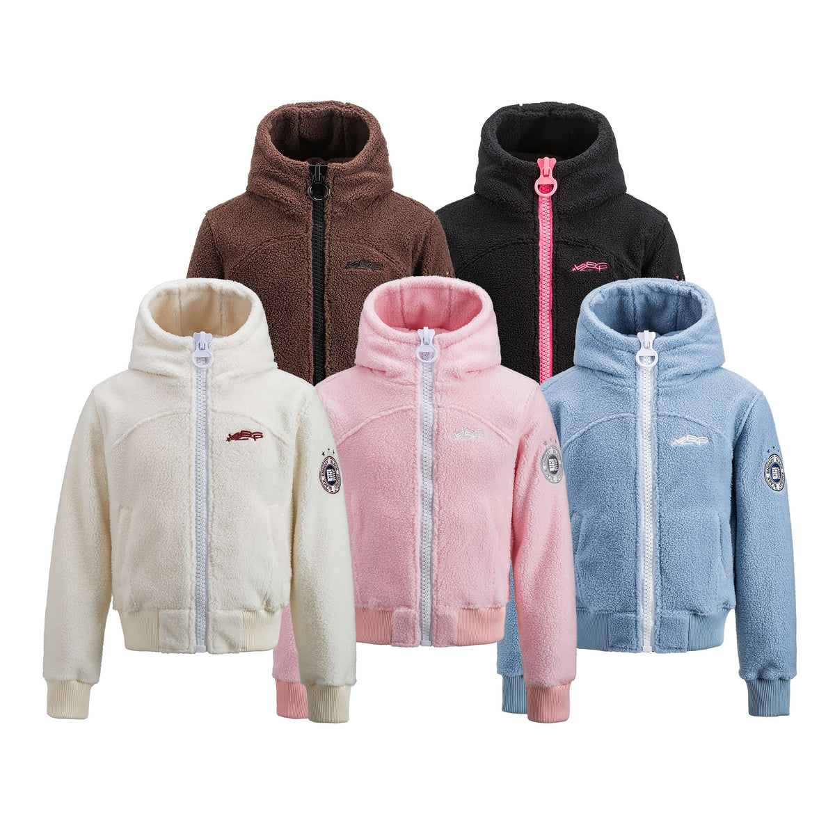 Omirad Sherpa Fleece Zip-Up Jacket