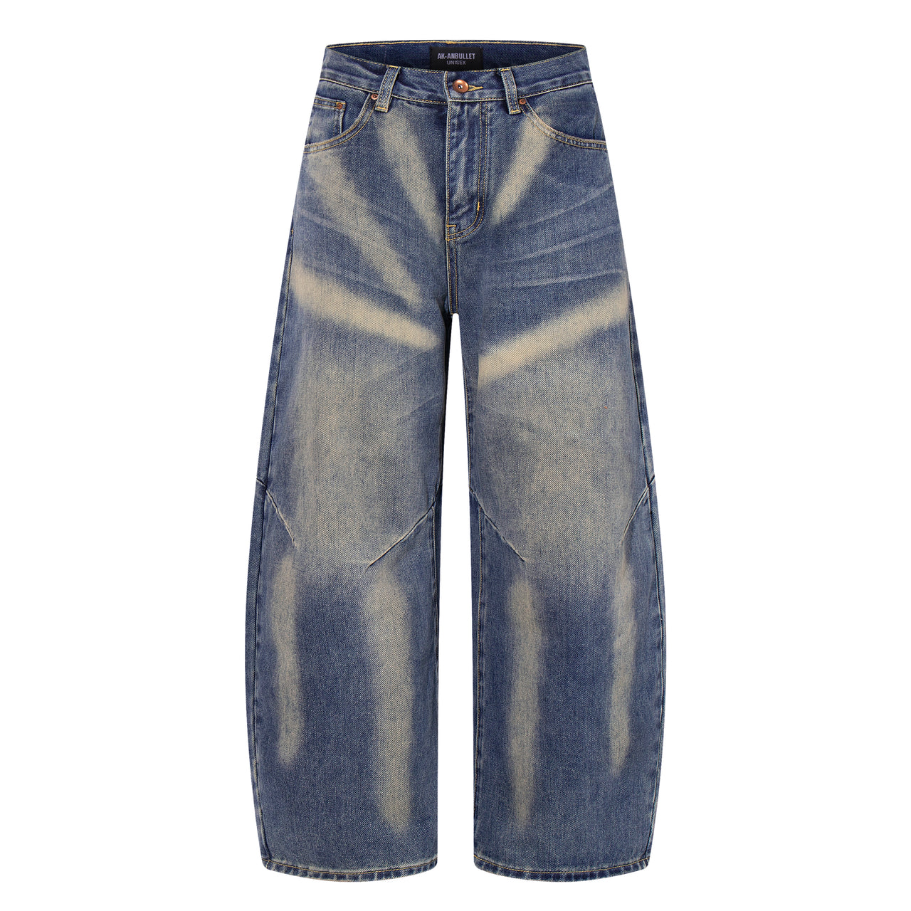American High Street Patchwork Jeans