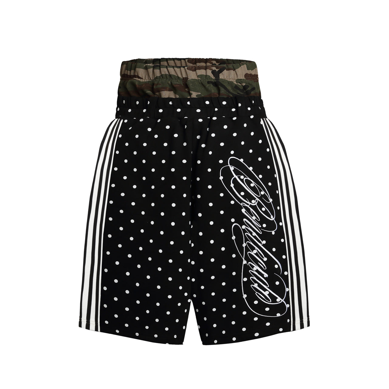 Omirad Polka Dot Camo Waist Shorts