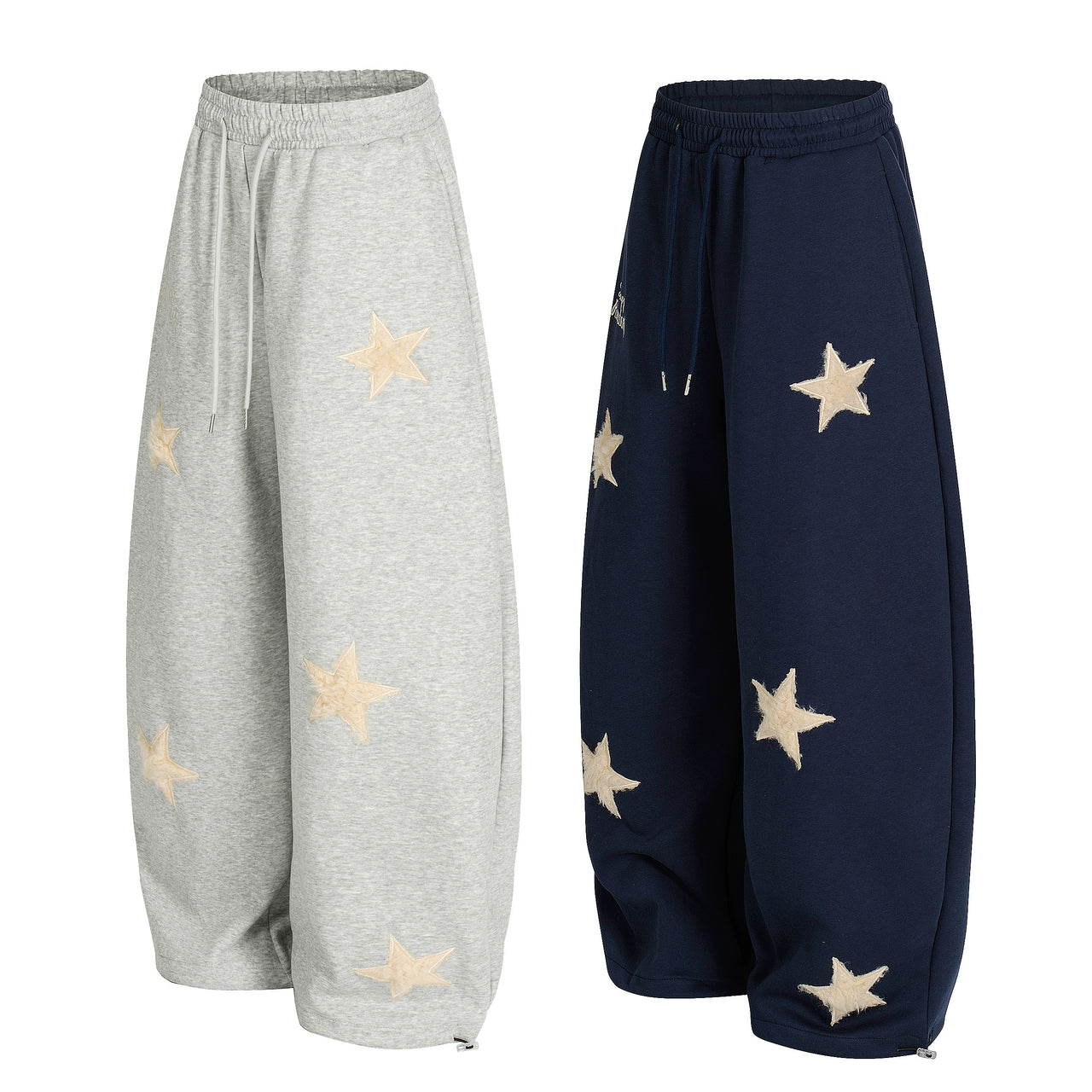 American Vintage Star Embroidery Casual Pants