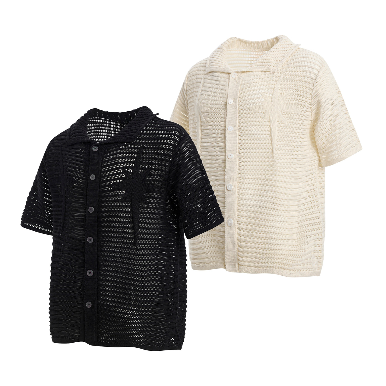 Omirad Open-Knit Star Shirt
