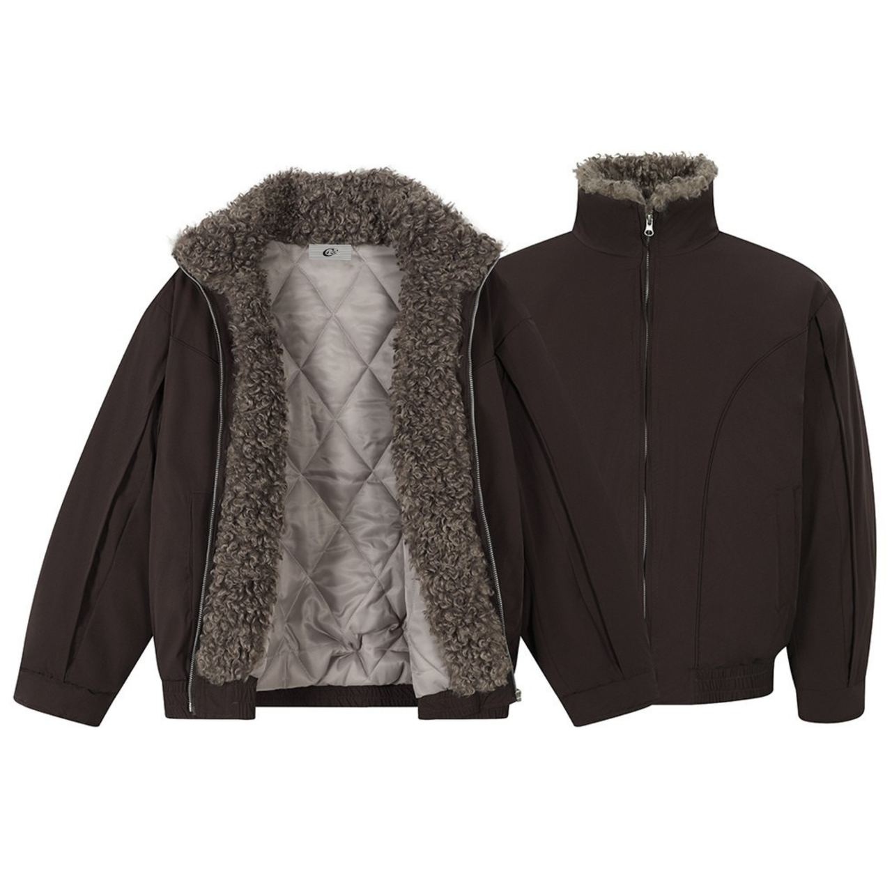 Omirad Faux Shearling Lined Jacket