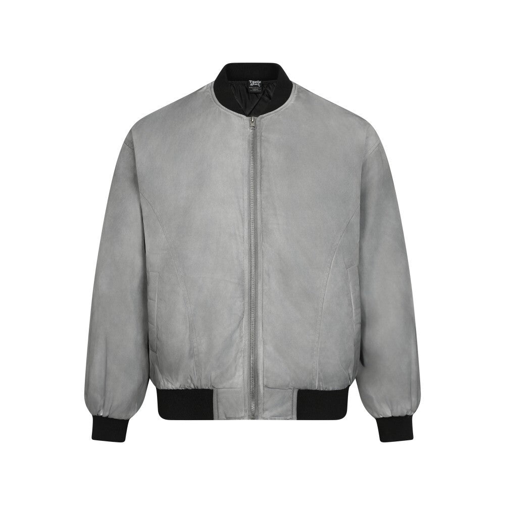 Vintage American Nylon Garment-Dyed Padded Bomber Jacket