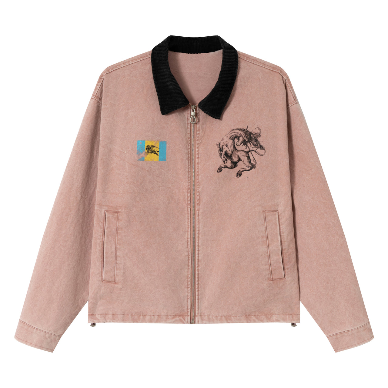 Omirad Washed Zip-Up Jacket