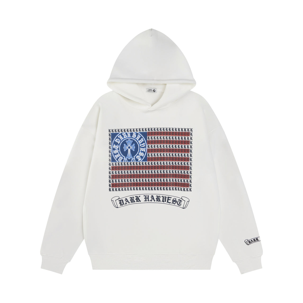 American Vintage Digital Print Hoodie