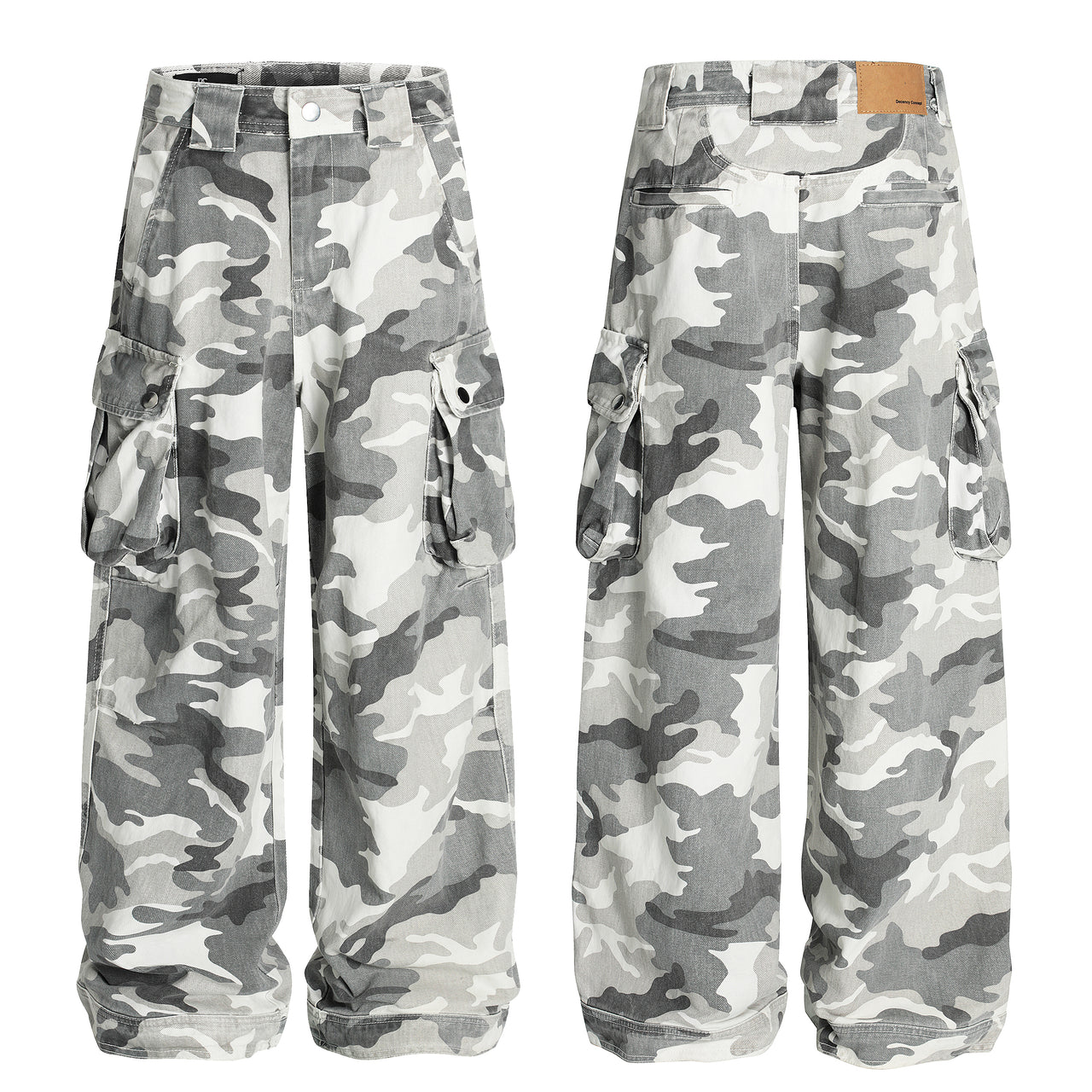 American Vintage Camouflage Cargo Jeans