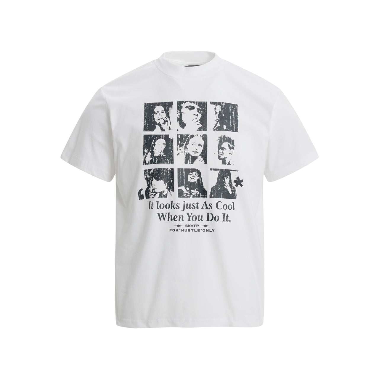 American Streetwear Portrait Print Tee