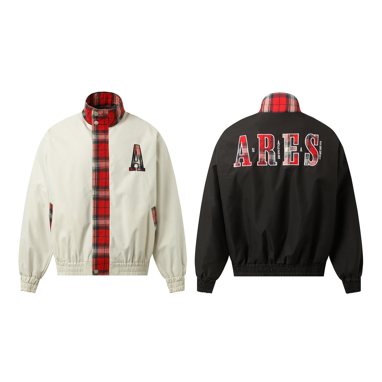 American Vintage Plaid Patchwork Jacket