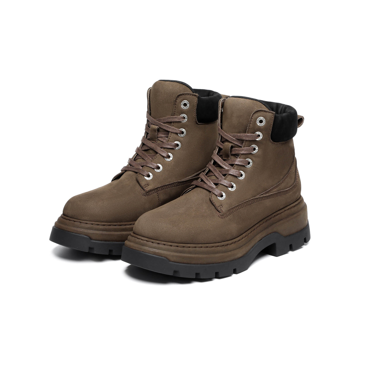 Omirad Classic Leather Lace-Up Boots