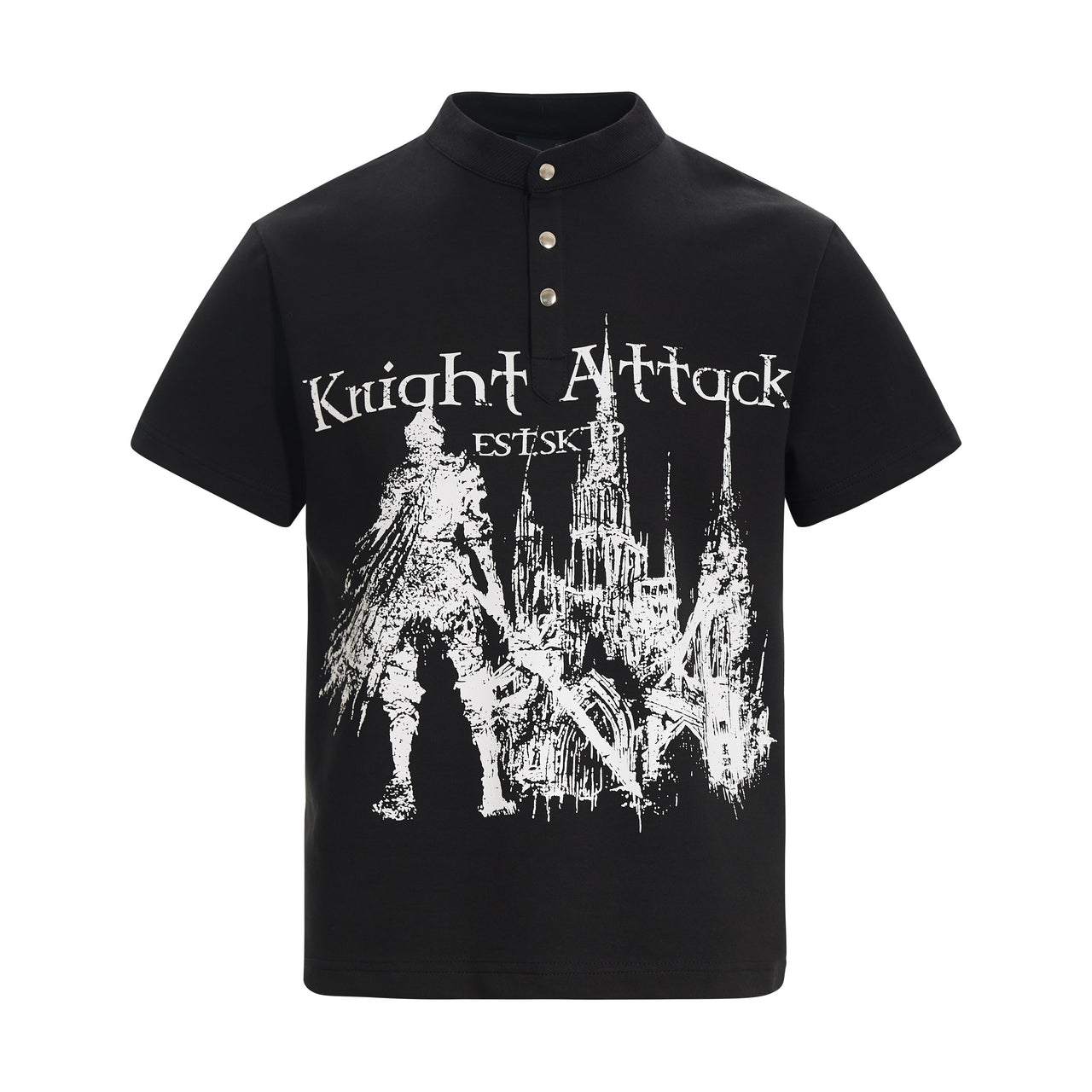 Omirad “Knight Attack Graphic Polo Tee”