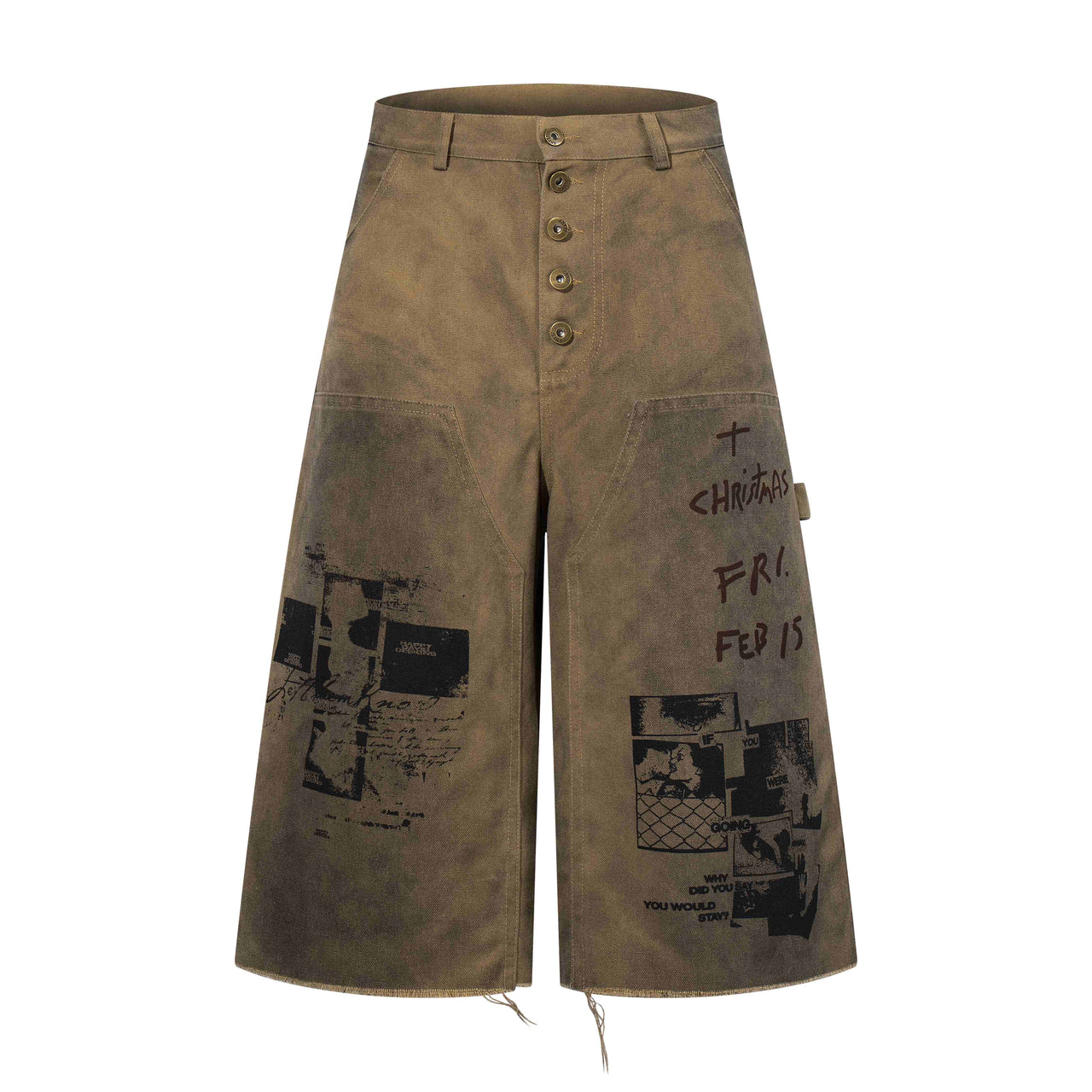 Omirad Washed Cargo Shorts