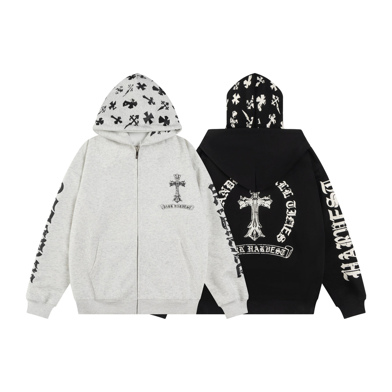 American Street Style Digital Print Hoodie