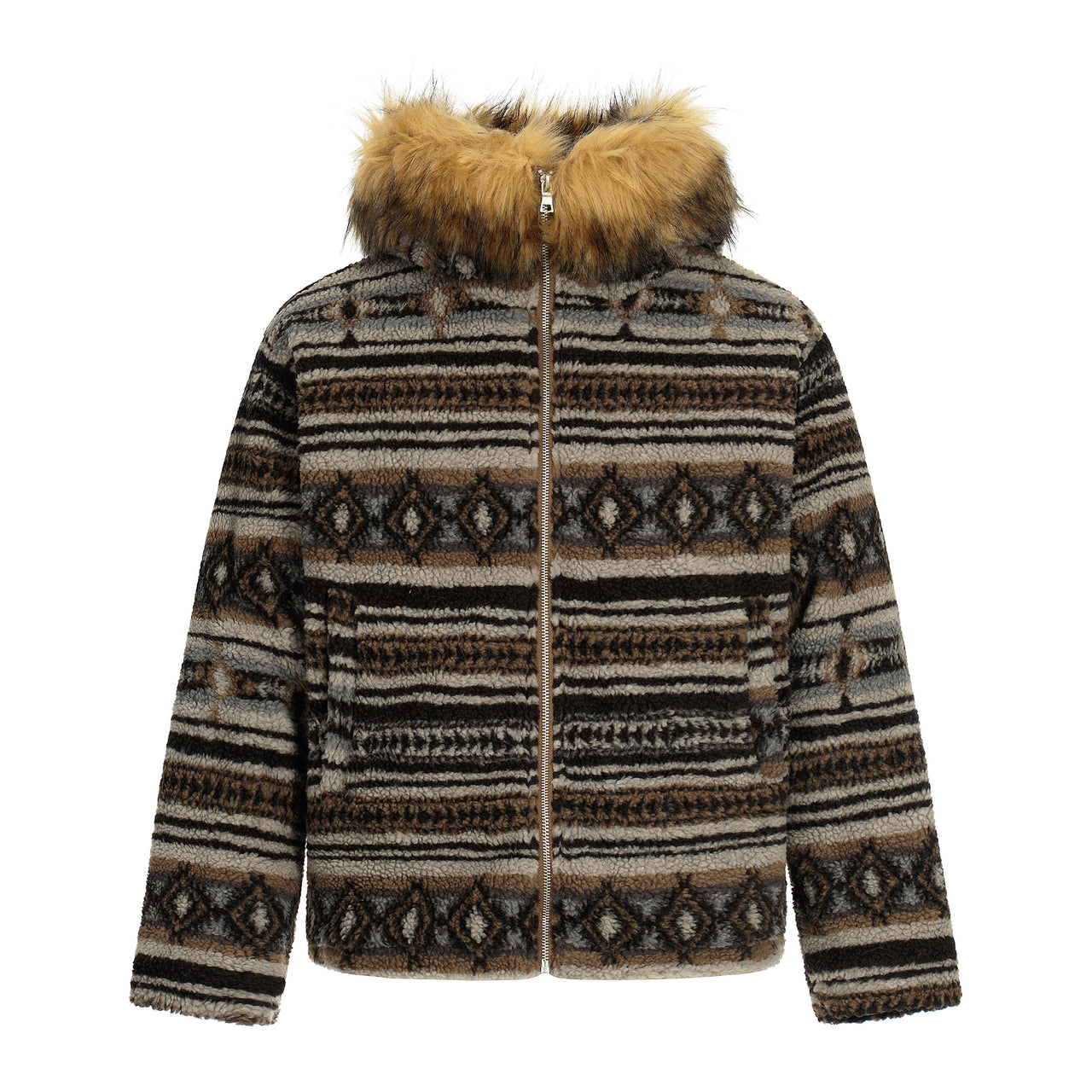 Omirad Nordic Fur-Trim Performance Zip Jacket