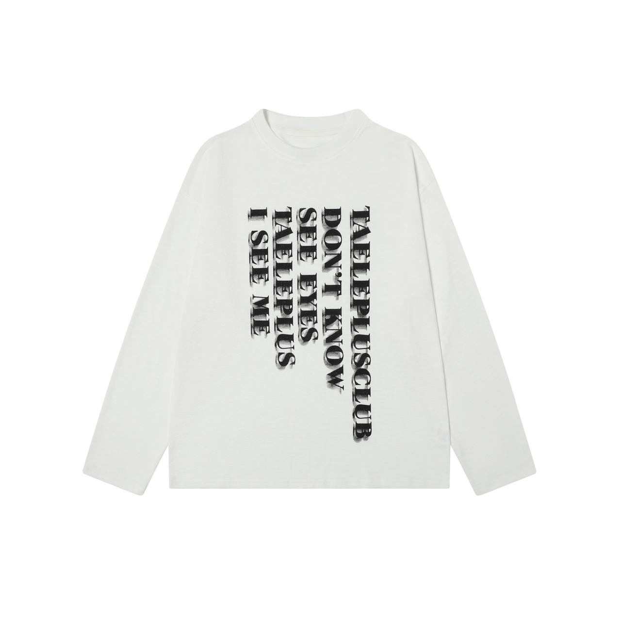 Omirad Vertical Shadow Graphic Long Sleeve Tee