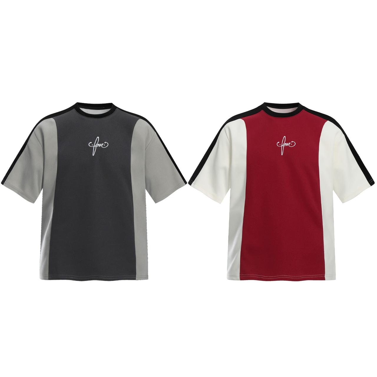 Omirad Contrast Panel Cotton Tee