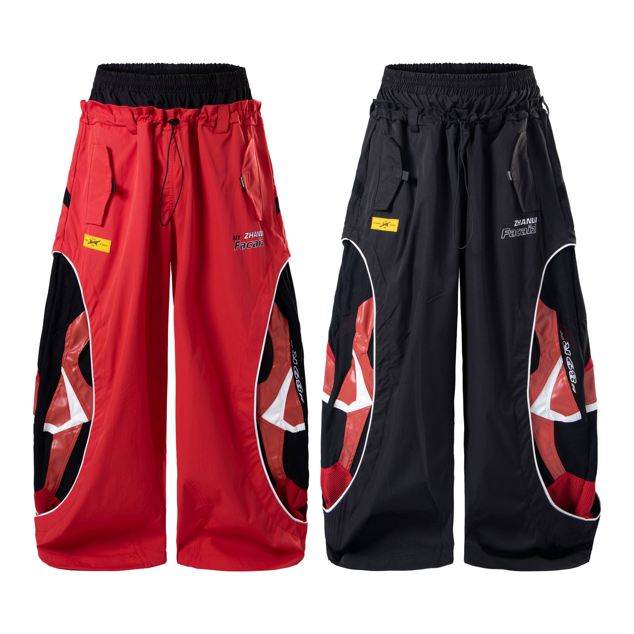 Omirad Tech Panel Wide-Leg Pants