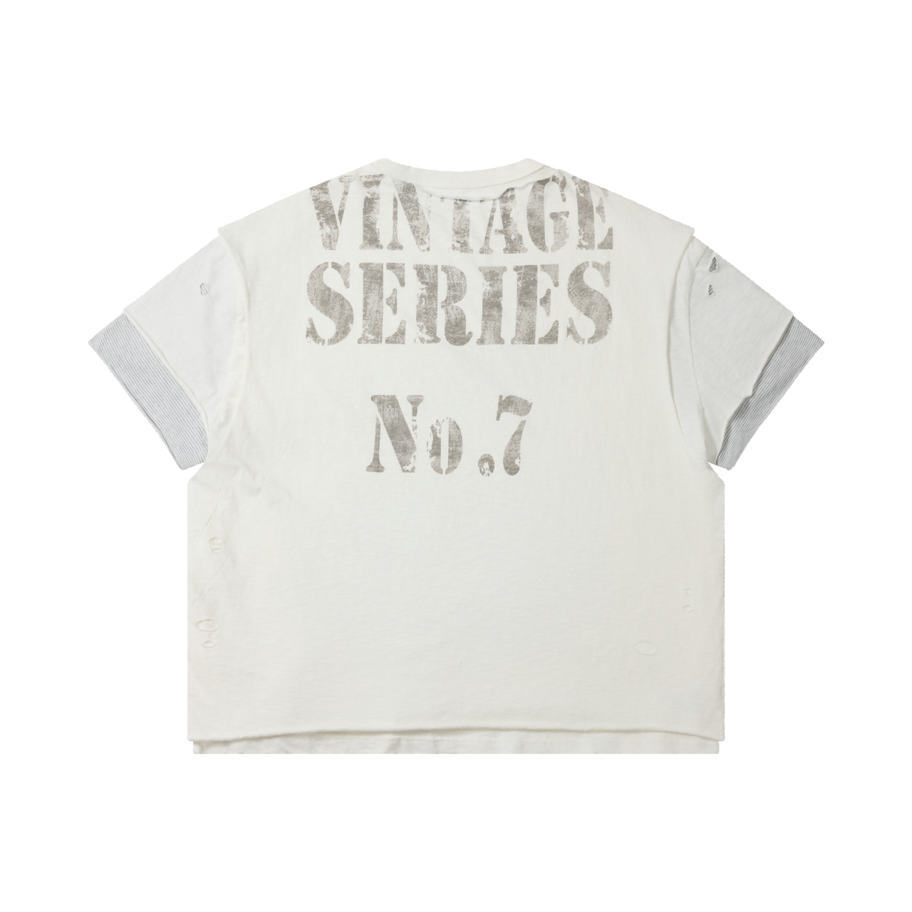 Omirad Layered Distressed Graphic Tee
