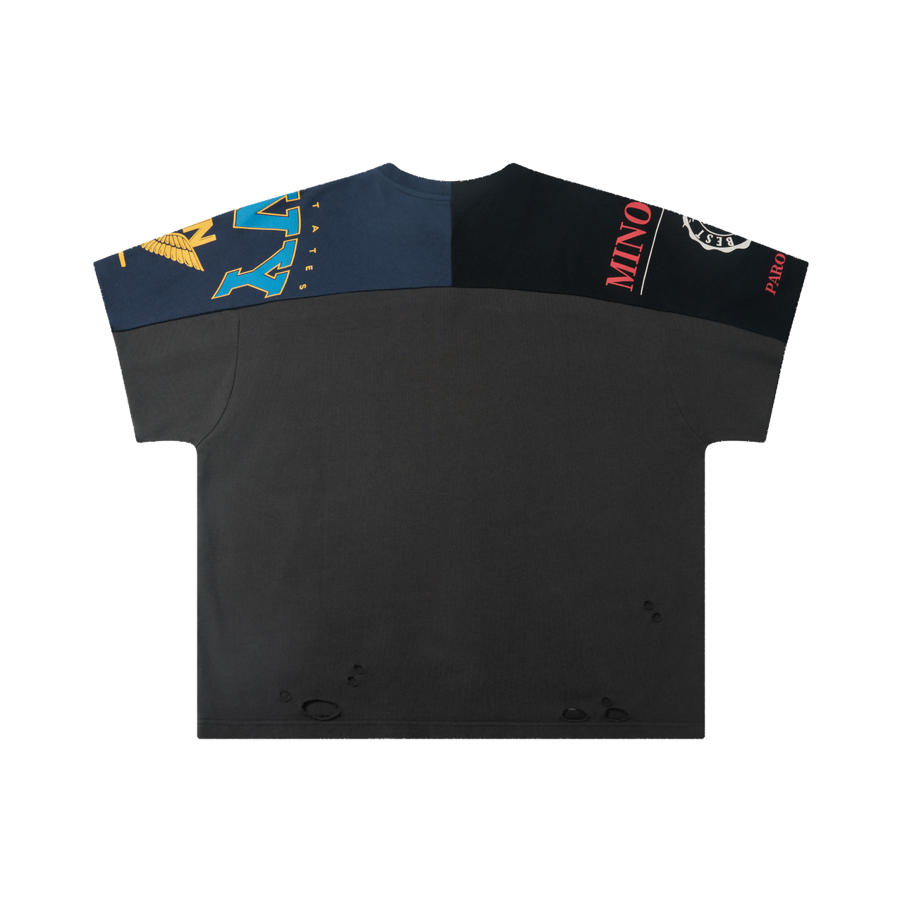 Omirad Distressed Panel Graphic Tee