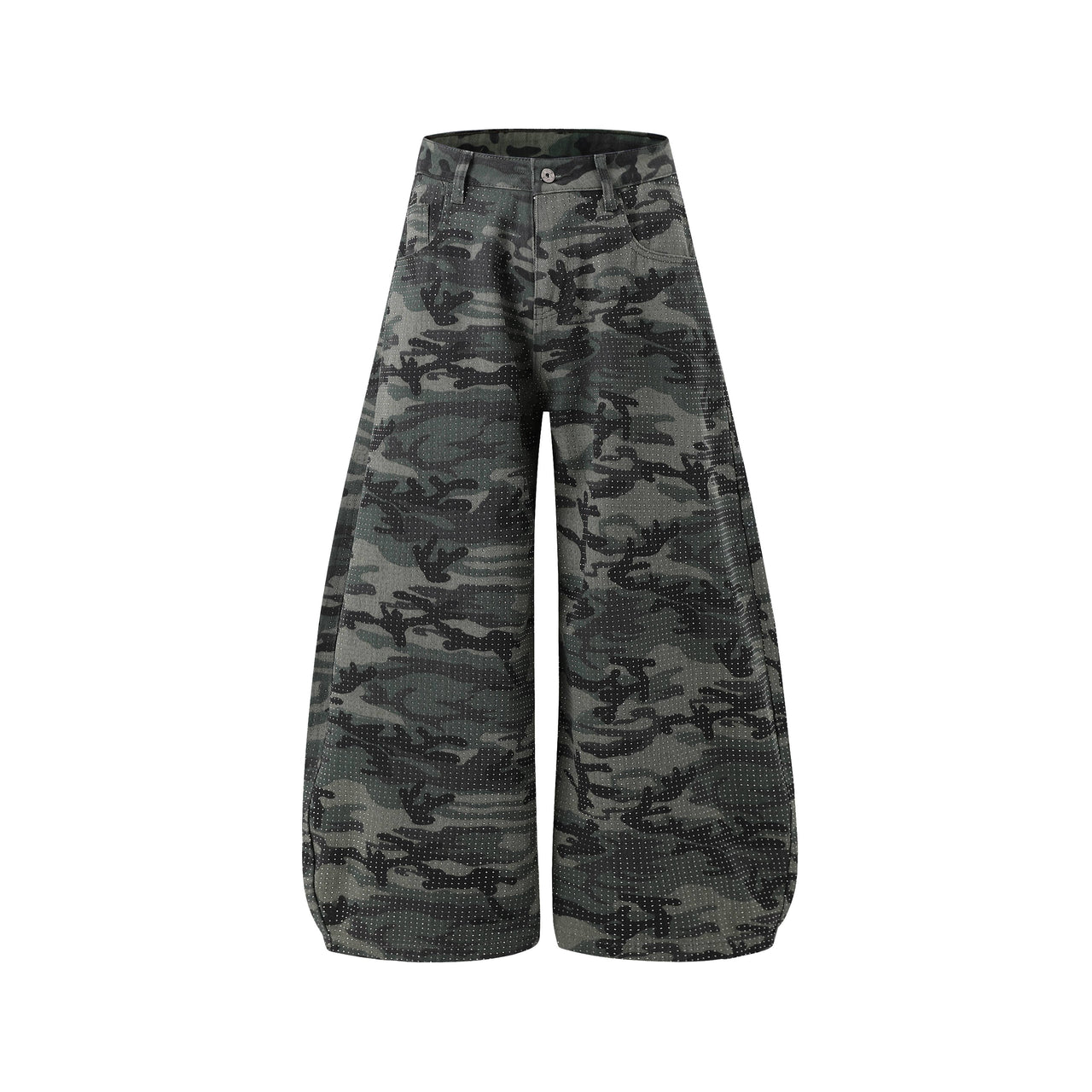 Omirad Camouflage Wide-Leg Jeans