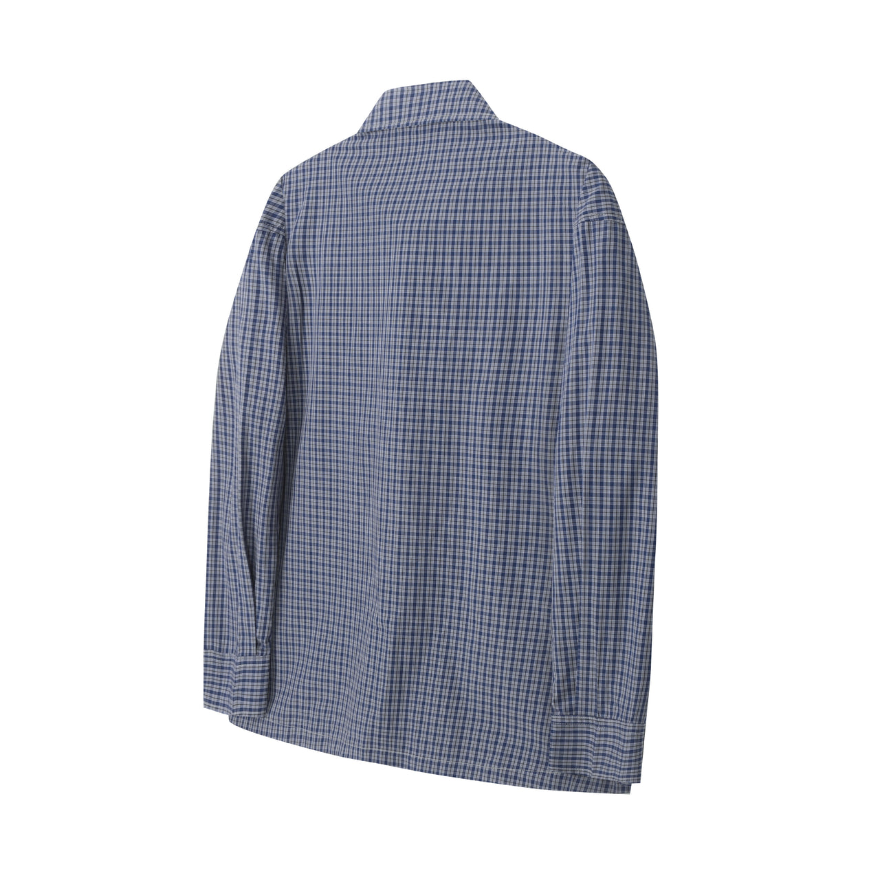 Omirad Patchwork Graphic Plaid Shirt