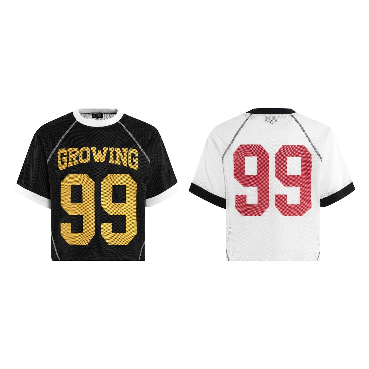 American Streetwear Digital Print Mesh Tee