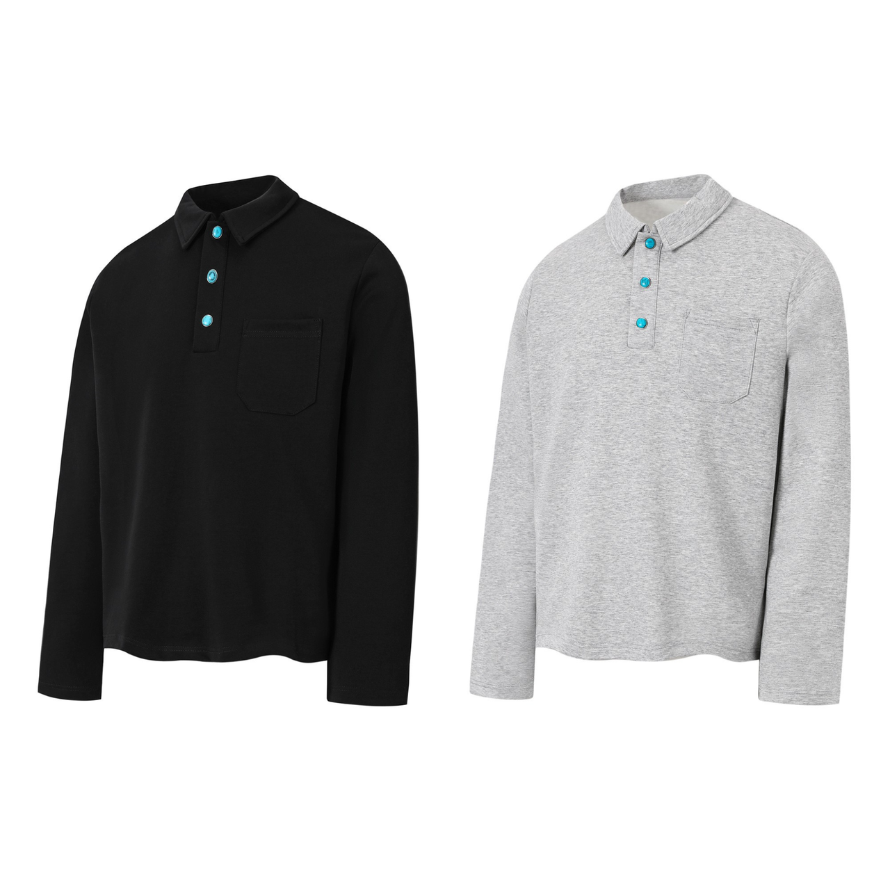 Omirad Minimal Button Polo