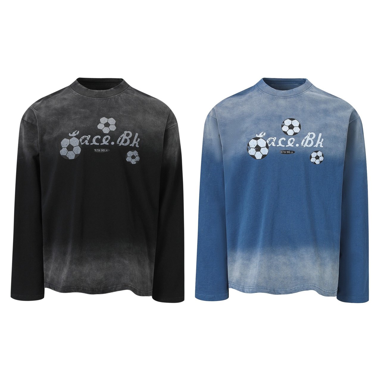 Omirad Gradient Soccer Graphic Long-Sleeve Tee