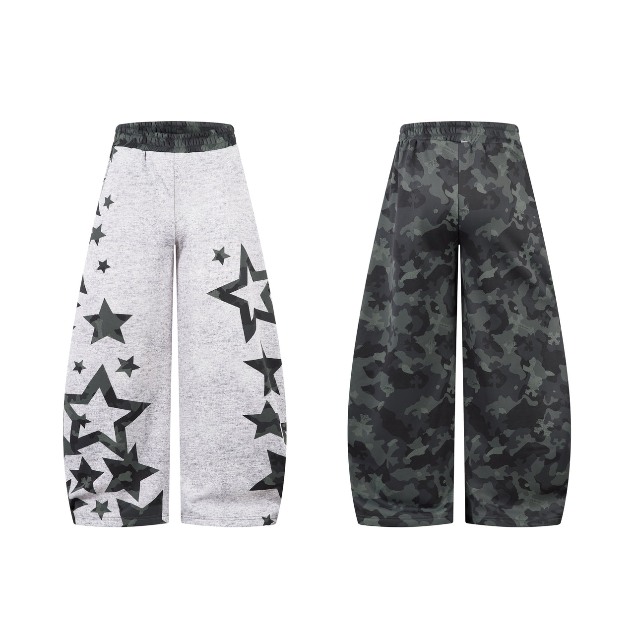 Omirad Camo Star Wide-Leg Sweatpants