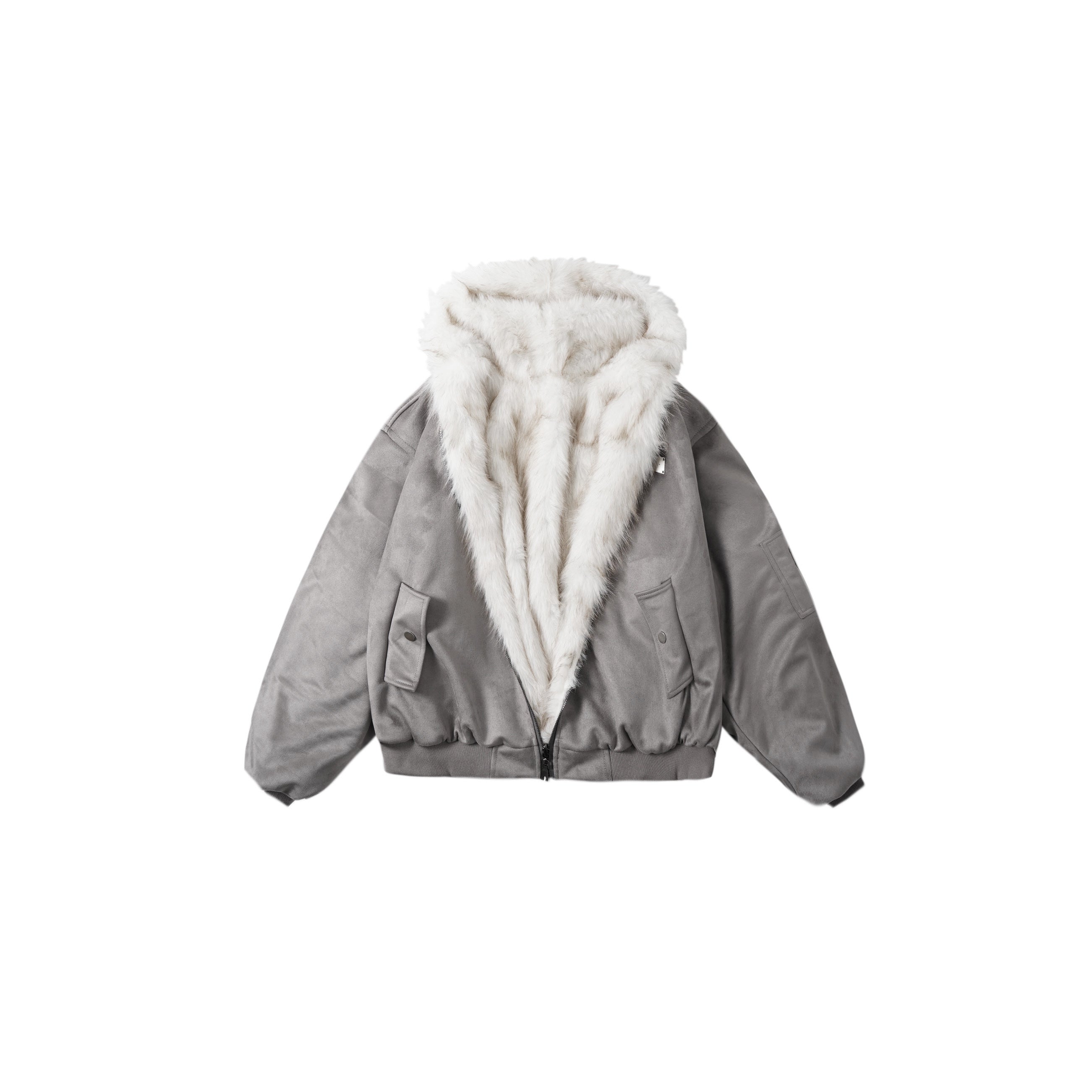 Omirad Reversible Faux Fur Hooded Jacket - omirad