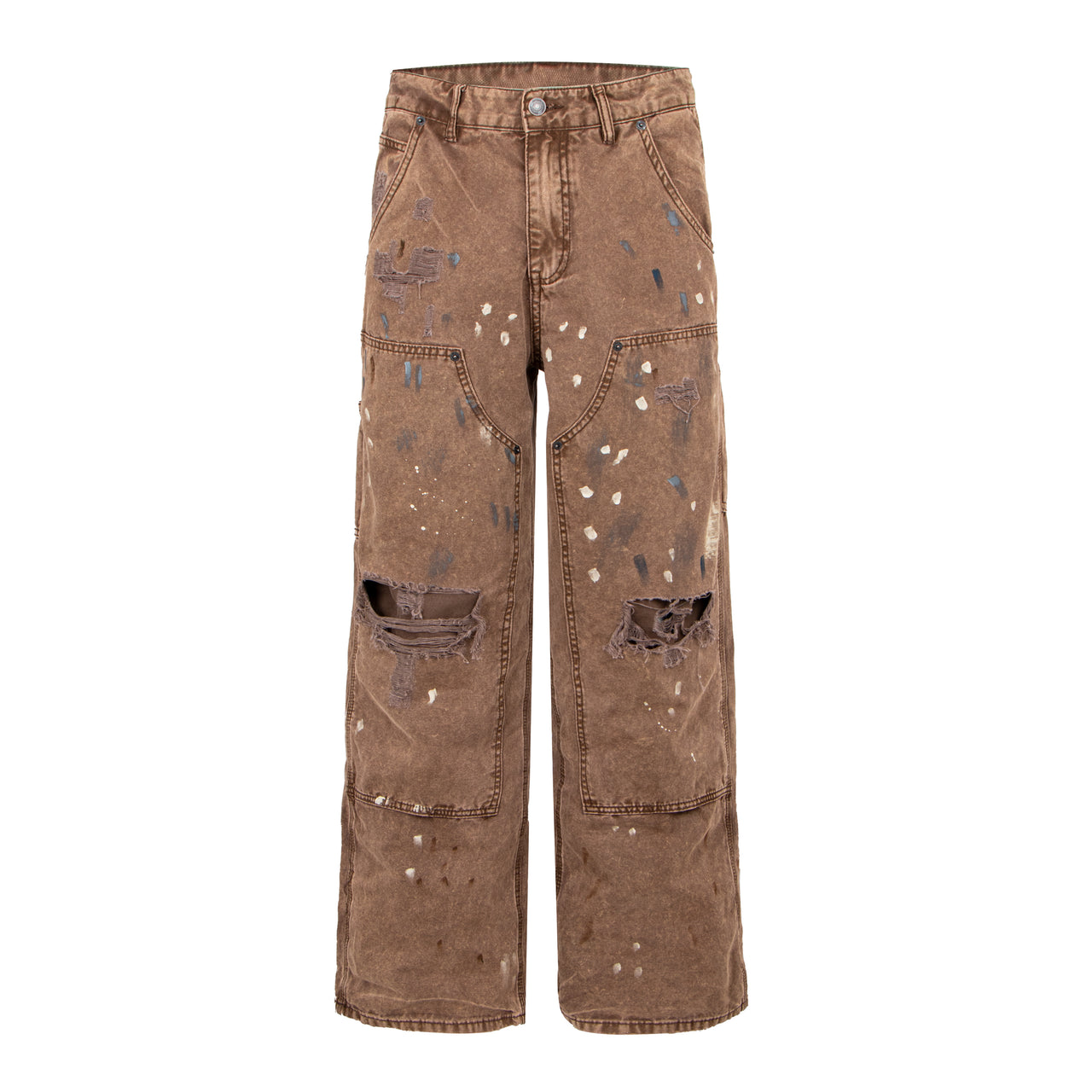 Omirad Distressed Workwear Denim Pants
